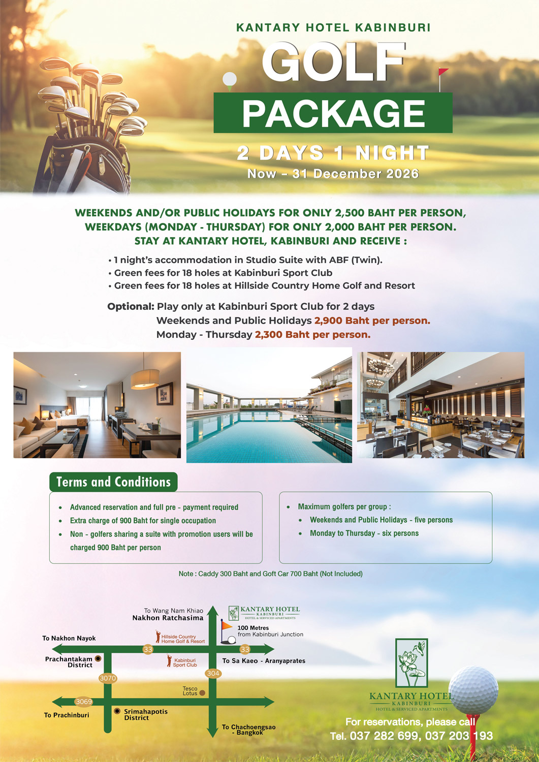 Promotion Golf Package